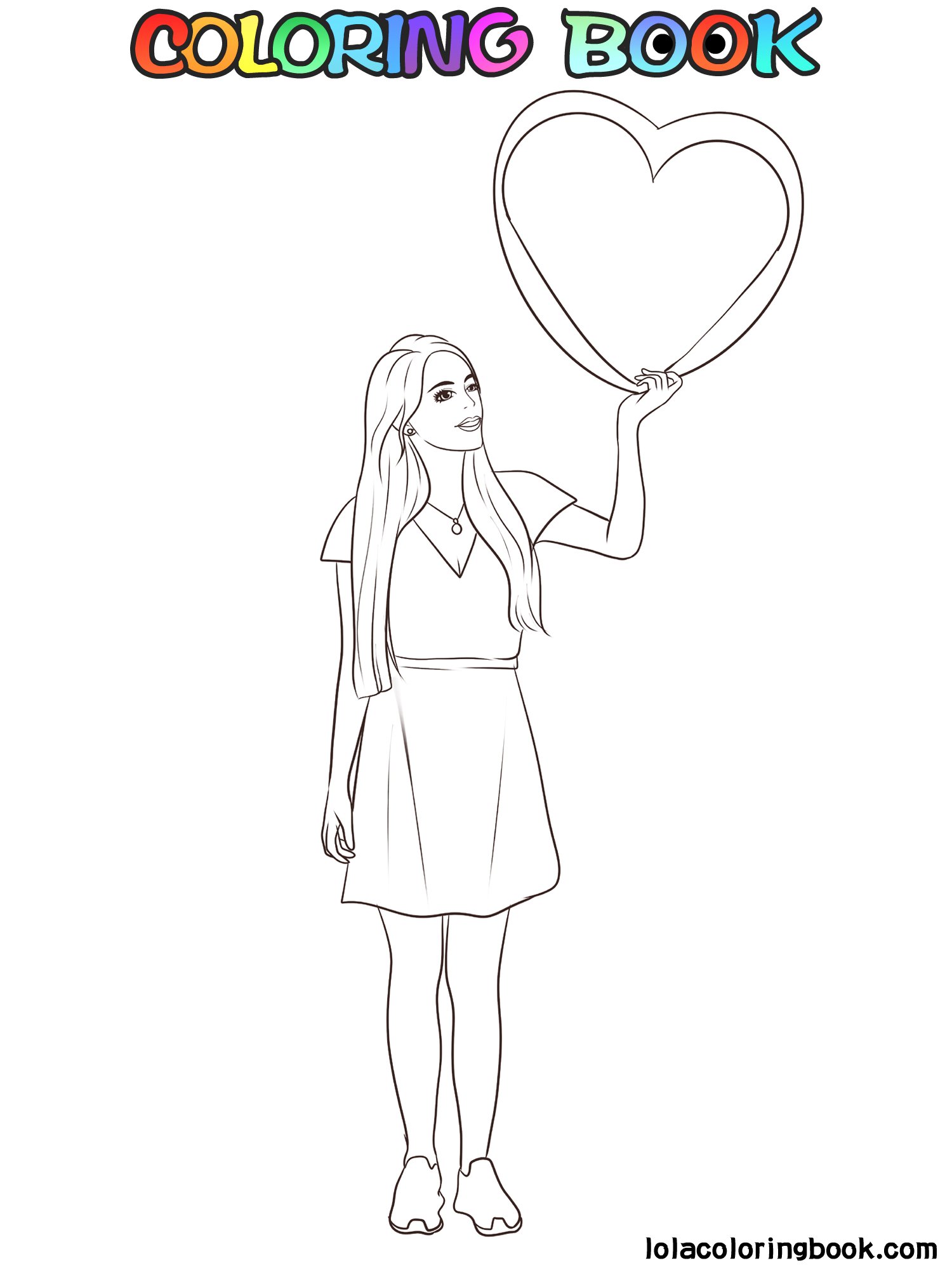 lola with a heart-shaped balloon-lola-printable-coloring-books
