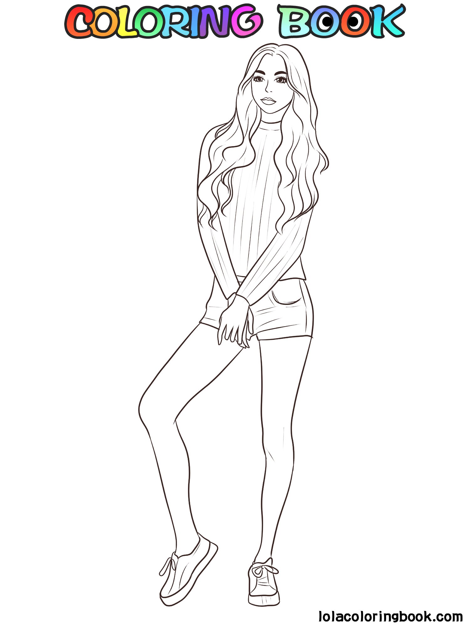 lola with long hair-lola-printable-coloring-books