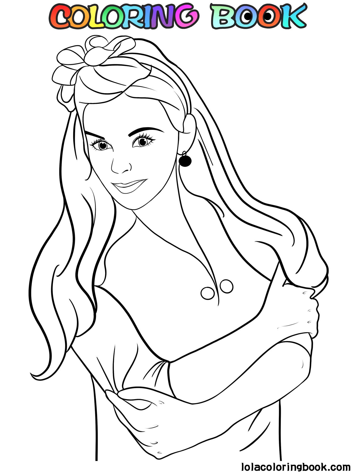 lola with long hair-lola-printable-coloring-books
